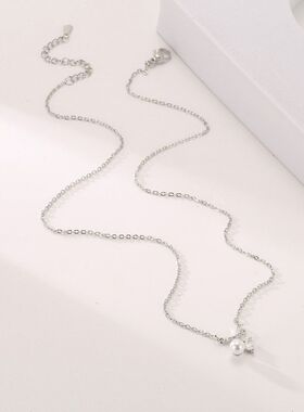 樱桃小锁骨珍珠项链直播批发爱心