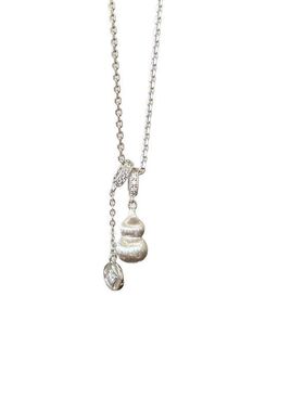 葫芦小众新中式小红书ins锁骨拉丝高级感轻奢铜钱爆款链项链设计