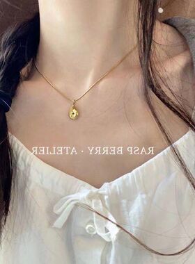 芒星通勤小众金色高级链复古极