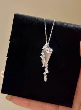 轻奢小众锆石银链2025璀璨高级