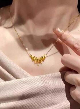 颈链香风超闪碎冰冰女轻奢项链