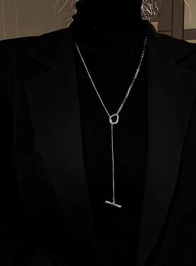 气质轻奢小众拼接项链批发长款