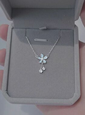 项链女吊坠冷淡流苏不锈钢简约