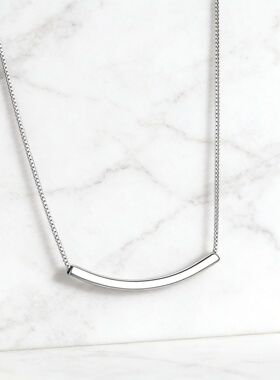 简约韩版ins铜盒子链女项链