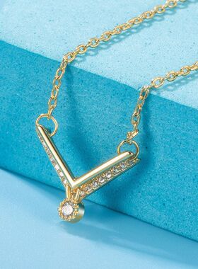 日常女轻钻百搭奢小众简约锁骨