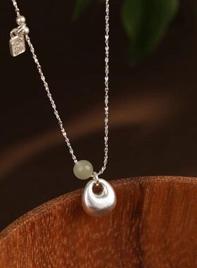 新中式批发项链小众古风如意称链锁骨吊坠秤砣百搭女新款设计