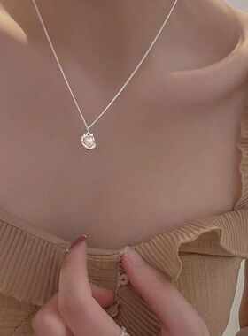 时尚珍珠项链爆款高级感锁骨链女