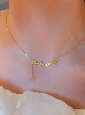 潮流镂空流苏批发感精致女星星