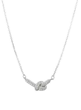 项链打结高级感2024闪钻设计轻