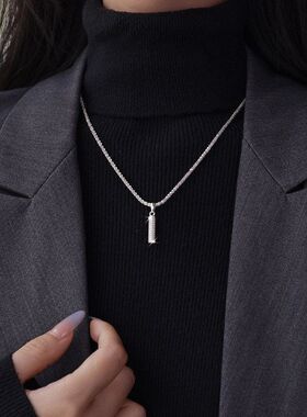 个性新款感小众直播闪闪长条气质