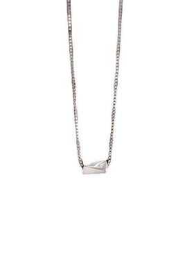 项链简约豆豆ins女锁骨配饰方块