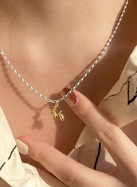 精致可爱简约气球女小众气质链狗