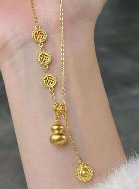 葫芦福禄寿复古新款锁骨百搭新