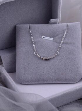 链微笑项链潮满女轻不锈钢设计