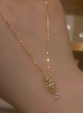 小红书链送锁骨同款饰品批发简约