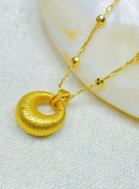 古法国潮奢华饰品吊坠复古拉丝