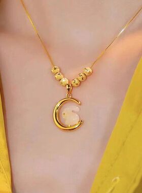 兔链网时尚同款气质古典兔子吊