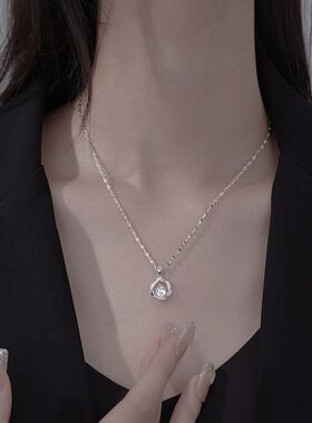 锆石送锁骨环乌斯项链莫比轻奢