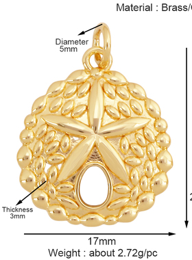 S10 饰品配件 海洋生物 鱼 海马 贝壳 海螺 鲤鱼 海豚 水母小吊饰