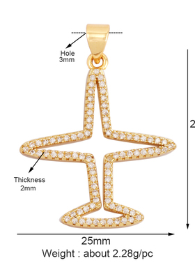 L50B 欧美流行荧光彩色滴油玛雅飞行器飞机航天DIY饰品 挂件 项坠