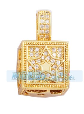 月亮锆石爱心空心皇冠