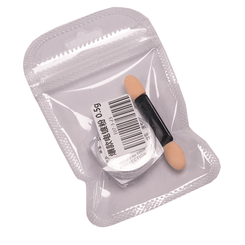 超亮银色镀晶粉指甲油胶仙女月光粉极光粉镜面粉美甲店专用0.5g - 图3