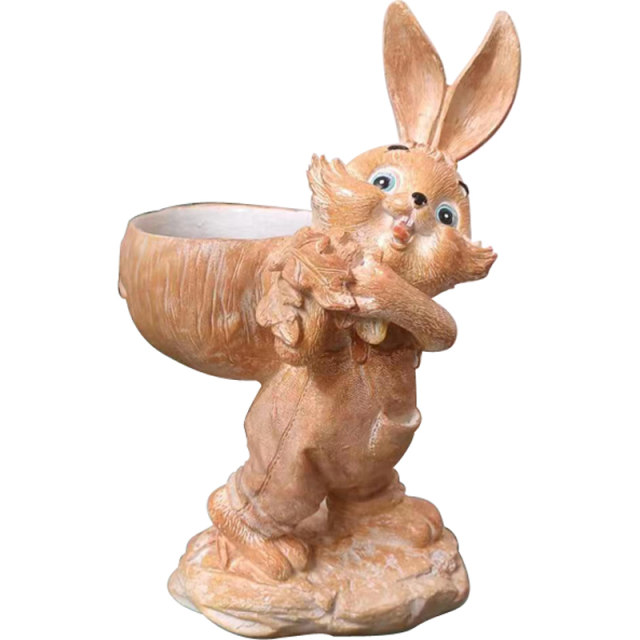 Cartoon resin simulation animal flowerpot