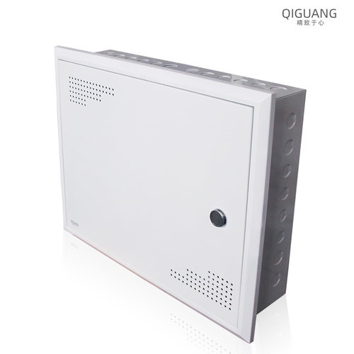 起光通讯超大号弱电箱500*400家用暗装空箱多媒体光纤箱带电源 - 图0