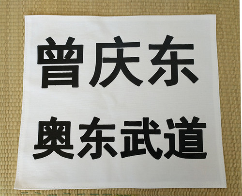 柔道比赛布贴 个性背贴 专业比赛贴柔術设计 柔道服背布 - 图3