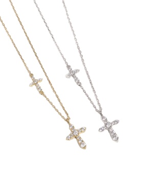 轻奢银饰小批量生产极简INS风十字架项链小众独特气质项链