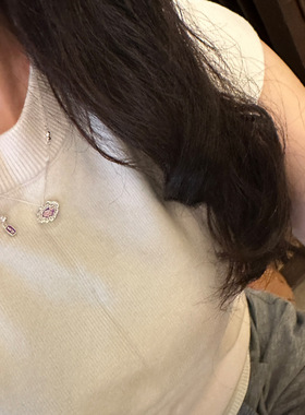 设计师致臻 s925纯银新中式如意锁流苏项链 精钻串珠轻奢套链锁骨