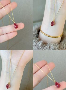 轻奢新款旺旺闺蜜招财天然水晶貔貅项链流行首饰送女朋友礼物七夕