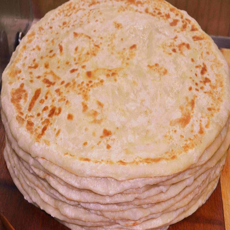 天津特产当日现做天津风味小吃烙饼早餐死面饼大饼饼丝约280克/张 - 图0