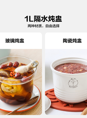 北鼎不锈钢内胆蒸锅家用多功能预约定时炖盅煲汤隔水炖电炖锅G37
