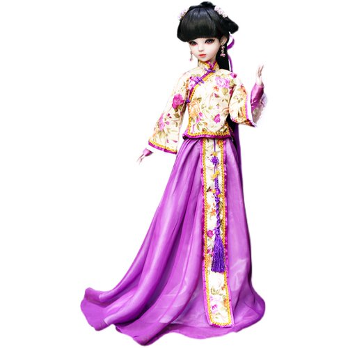 60cm玩具娃之恋仿真娃娃古风古装古代娃娃公仔替换衣服汉服60厘米 - 图3
