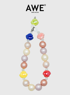 AWE赖美云同款彩色贝壳串珠手链