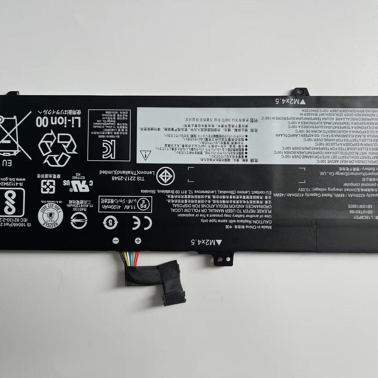 全新联想ThinkPad X13 Gen 1 X390 X395 L18C6PD1笔记本电池 - 图1