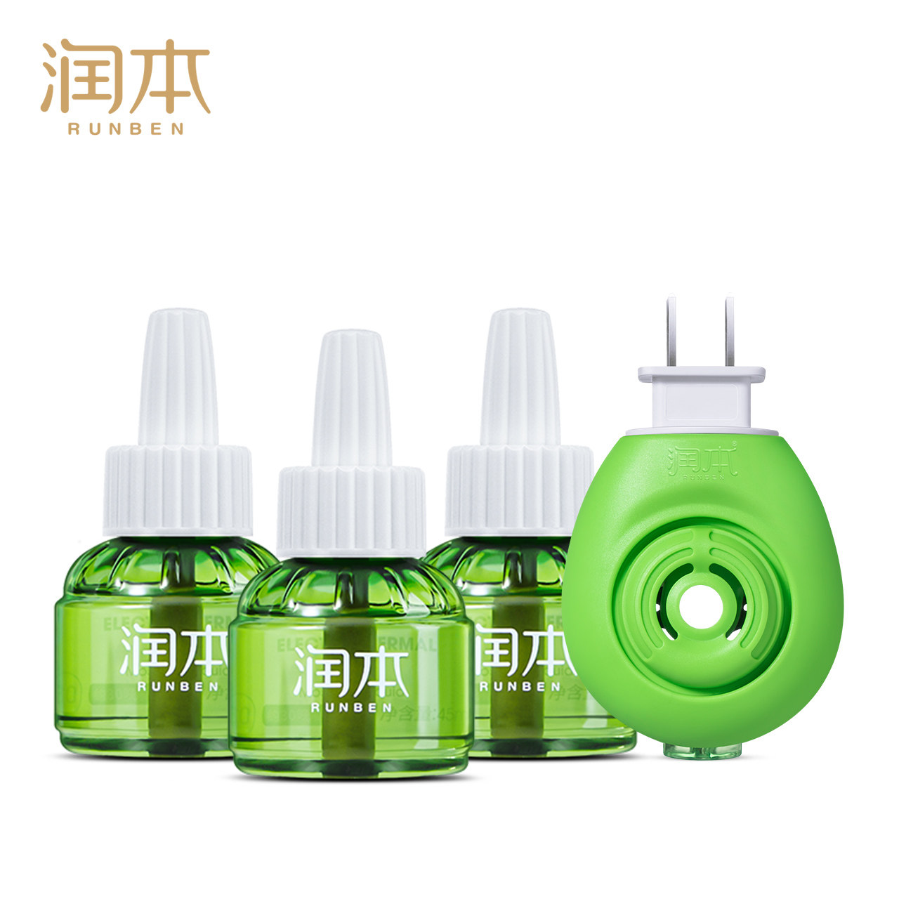 润本电热蚊香液无味婴儿电蚊香器 润本蚊香液