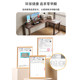Pure solid wood corner desk with square legs