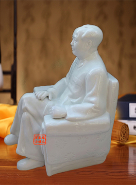 全身挥手办公室装饰品毛主席像