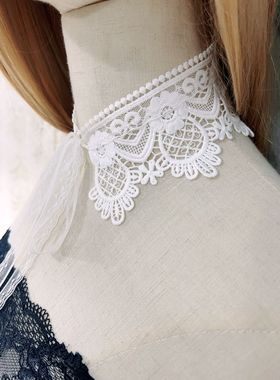 定制蕾丝绑带不过敏锁骨链