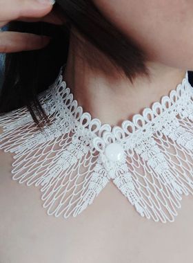 2021新品超仙镂空蕾丝锁骨链