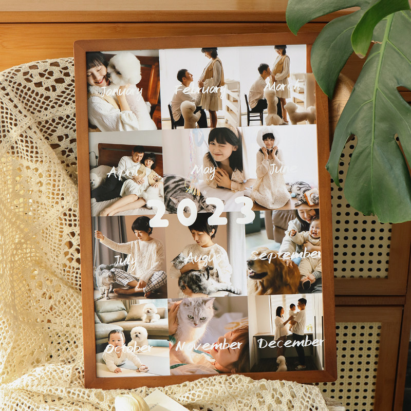 一周年纪念相框摆台儿童照片定制diy挂墙加打印做成相册情侣礼物,淘宝优惠券,粉丝福利购,淘宝优惠卷