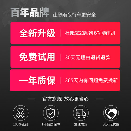 极氪7X专用杜邦雨刮器原厂适用于无骨静音雨刷2025款耐用汽车胶条 - 图0