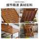 Sturdy household bamboo chair recliner folding lunch break