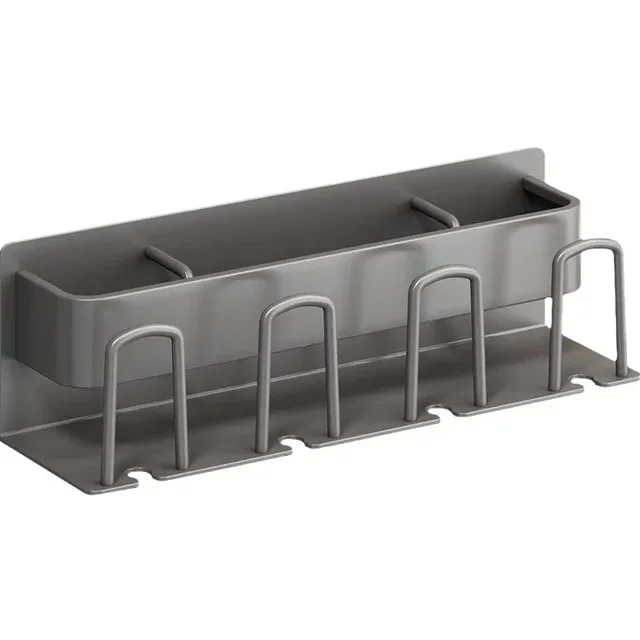 Toothbrush rack without punching gun ash bathroom