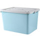 Extra large plastic storage box with wheels for car