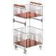 Kitchen rack multifunctional floor trolley for home use