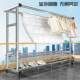 Stainless steel clothes drying rack floor-standing balcony home hanging