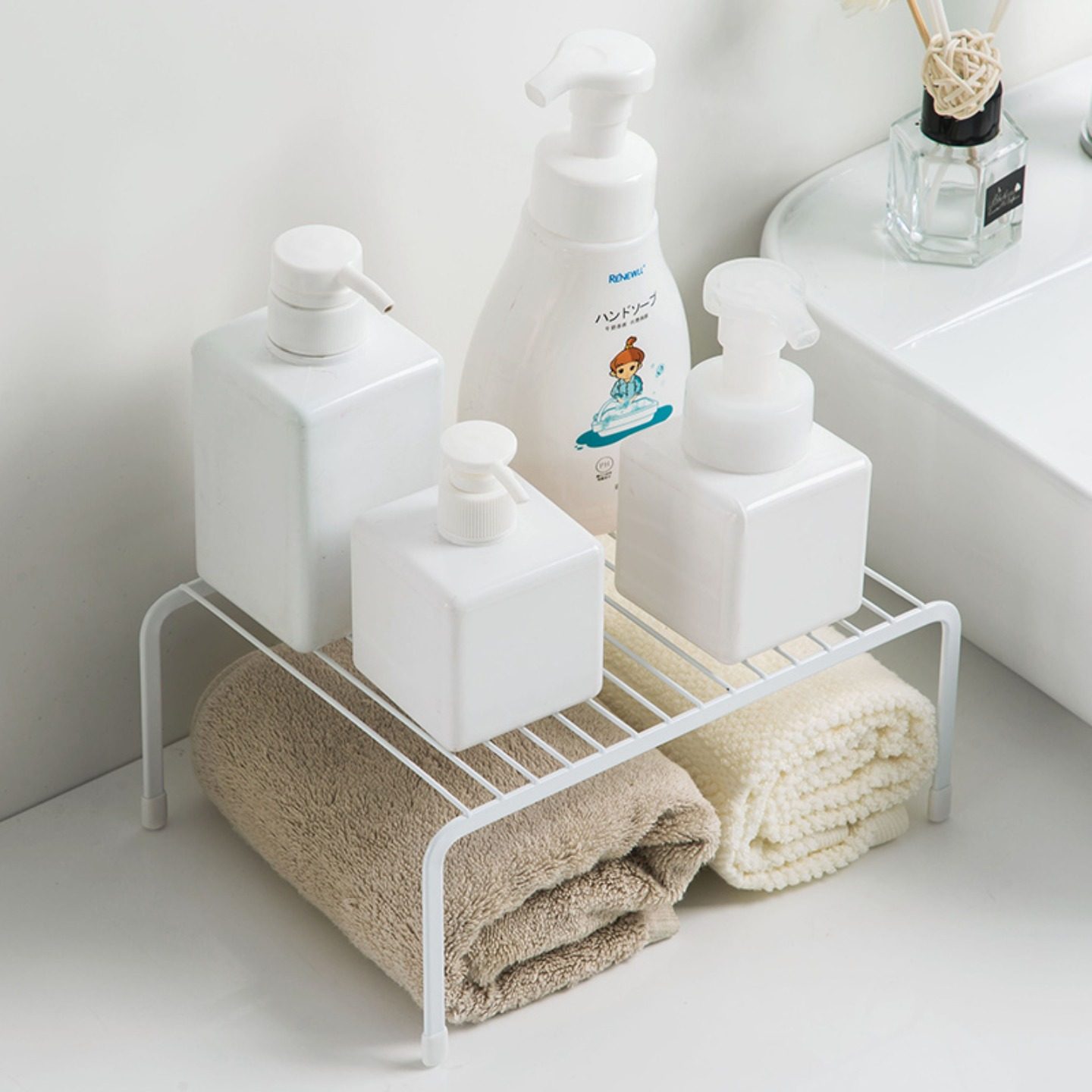 橱柜内调料架厨房隔板置物架桌面收纳架可伸缩多功能柜子分层架fh,淘宝优惠券,粉丝福利购,淘宝优惠卷